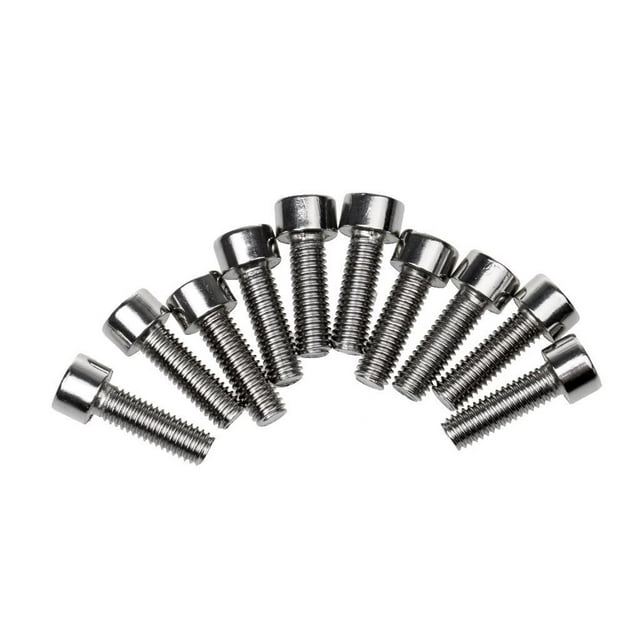 Soporte para Botel de Agua Piezas M5 * 15 Tornillos de Jau de de material acero Inoxidable Tornillos DYNWAVEMX Botella de agua de la jaula de pernos