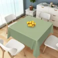 thumbnail image 3 of Tchckioa Solid Color Tablecloth for Wedding Decor,52x52 Inch Square Stain Proof Table Cloth Cover,Sage Green, 3 of 6