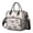 Silver-10, variant on Summer Fresh Pineapple Cooler Bag - Large Thermal Leakproof Food Storage Tote with Tropical Plant Print - Multi-Compartment Design for Ice, Drinks, Snacks