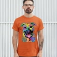 thumbnail image 3 of Tee Hunt Don't Judge My Pit Bull T-Shirt Andy Maxx Dog Men's Tee, Orange, 3X-Large, 3 of 5