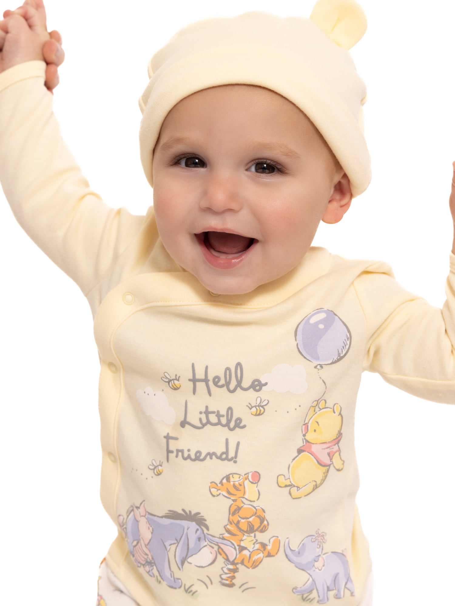 Disney Baby Wishes + Dreams Winnie the Pooh Baby Boys or Girls Take Me Home Set, 3-Piece, Sizes Preemie-9M