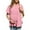 Pink, variant on LADIGASU Womens Maternity Shirts Short Sleeve Crew Neck Tunic Top Casual Spring Summer Blouses Clothes
