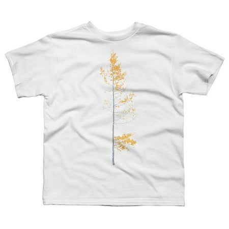 autumn aspen solitude Boys White Graphic Tee - Design By Humans XL