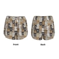 thumbnail image 6 of Goofa Cartoon Bear Printed Women 2 in 1 Running Shorts,Quick Dry Athletic Workout Shorts,High Waisted Athletic Shorts with Liner Pockets-XX-Large, 6 of 9