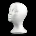 Cheers.US 2 Pieces/Set Styrofoam Head Female Foam Wig Head Mannequin
