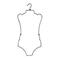 thumbnail image 4 of Plegable de alambre de metal de metal Cosquero de lencería Accesorios de la rejilla para la rejilla Multipropósito 83x40 cm para los armarios de la Negro, 4 of 8