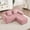 Pink, variant on 81" Plush Corduroy Fluffy Modular Sectional Loveseat Sofa, Modern Mid-century Modular Sofa with High-resilience Foam, Deep Seat Cloud Sectional Couch for Living Areas, Pink