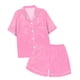 thumbnail image 5 of Conjunto de dos piezas para mujer con camiseta de manga corta y cuello en V y pantalones cortos, ideal para el verano y el ocio deportivo., 5 of 7