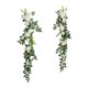thumbnail image 1 of 2 piezas de flores artificiales de PEW, guirnalda colgante de eucalipto, gran silla de iglesia, juego de flores para bodas y vacaciones, 1 of 9