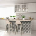 thumbnail image 6 of Mi Alma White Black Vintage Flower Peel & Stick Vinyl Backsplash Tiles 5x5, 24 pcs, 6 of 11