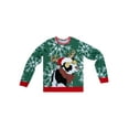 thumbnail image 4 of Jollidays Men's Christmas Time Cow Ugly Christmas Sweater, Sizes S-2XL, 4 of 5