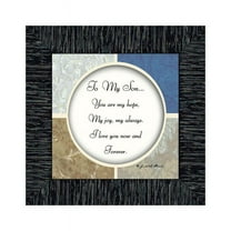 To My Son, Gift for Son from Mom or Dad Picture Frame, 6x6 75512