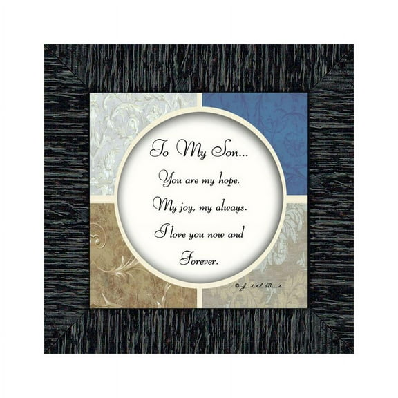 To My Son, Gift for Son from Mom or Dad Picture Frame, 6x6 75512