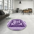 thumbnail image 4 of Ahgly Company Machine Washable Indoor Rectangle Transitional Blossom Pink Area Rugs, 3' x 5', 4 of 7