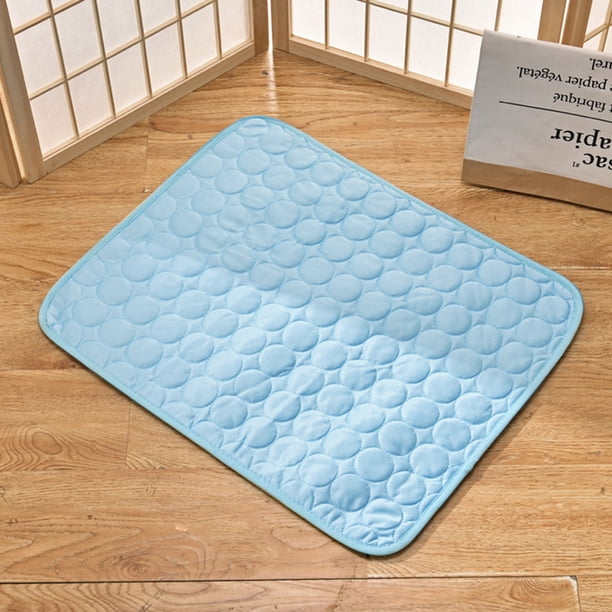 Estera de enfriamiento Manta de auto enfriamiento portátil Nylon Poliéster Transpirable para perro gato Hugtrwg Para estrenar