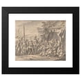 thumbnail image 2 of Gaspare Diziani 24x20 Black Modern Framed Museum Art Print Titled - The Family of Darius Before Alexander (1717), 2 of 5
