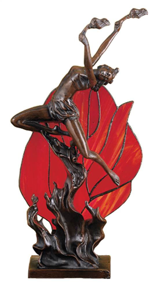 17.5"H Flame Dancer Accent Lamp