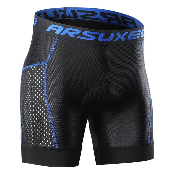 Short De Cyclisme Homme Avec Gel 3D - Cuissard VTT Vélo Respirant Séchage Rapide, Rembourré Confortable