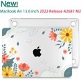 thumbnail image 3 of ay Chen Compatible avec le Plus Récent MacBook Air 13,6 Pouces Cas 2022 Libérer le Modèle A2681 M2 Clip, Coque Rigide Cas, 3 of 5