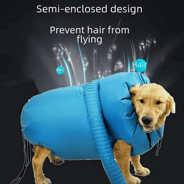 Bolsa de secado para mascotas, soplador de pelo para perros, gatos, perros grandes, baño especial, secador de pelo de secado rápido, ropa de secado, suministros para mascotas.