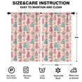 thumbnail image 2 of Blackout Kids Curtains,Princess and Dress Pink Pattern Children's Insulated Curtains Set Of 2,Bedroom Essentials,Toddler Room Decor 52"x84", 2 of 5