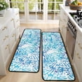thumbnail image 4 of Kitchen Rugs Sets Of 2,Colorful Tie Dye Pattern Anti Fatigue Kitchen Mat Rugs Non Slip Washable,Decorative Kitchen Floor Mats for Kitchen,Sink,Laundry,17"x47"+17"x47", 4 of 5