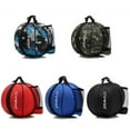 thumbnail image 3 of Sac à Dos de Basket-Ball Rond pour Entraînement Sportif, Soccer Soccer Volleyball Ballon, Rangement de Mise en Forme, Sac de Gym, Camouflage Rouge, 3 of 9