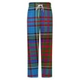 thumbnail image 5 of Anderson Clan Tartan Winter Female Pants Flannel High Waist Women Pants Lady Warm Straight Leg Plush Trousers, 5 of 7