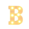 thumbnail image 2 of Letras Luminosas De Plástico Letras LED de plástico blanco con alfabeto de la N a la Z con bombillas de luz blanca cálida para decoración de fiestas en el hogar (1 pieza) Rkxzt, 2 of 9