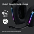 thumbnail image 3 of Casque de gaming sans fil LIGHTSPEED RVB G733 de Logitech - Noir, 3 of 9