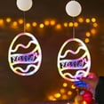 thumbnail image 2 of SLYNSHome 2Pcs Easter Decoration Window Lights,Easter Egg LED Lights with Suction Cups Cute Battery Operated Hanging Lights Spring Decor - Multicolor, 2 of 4