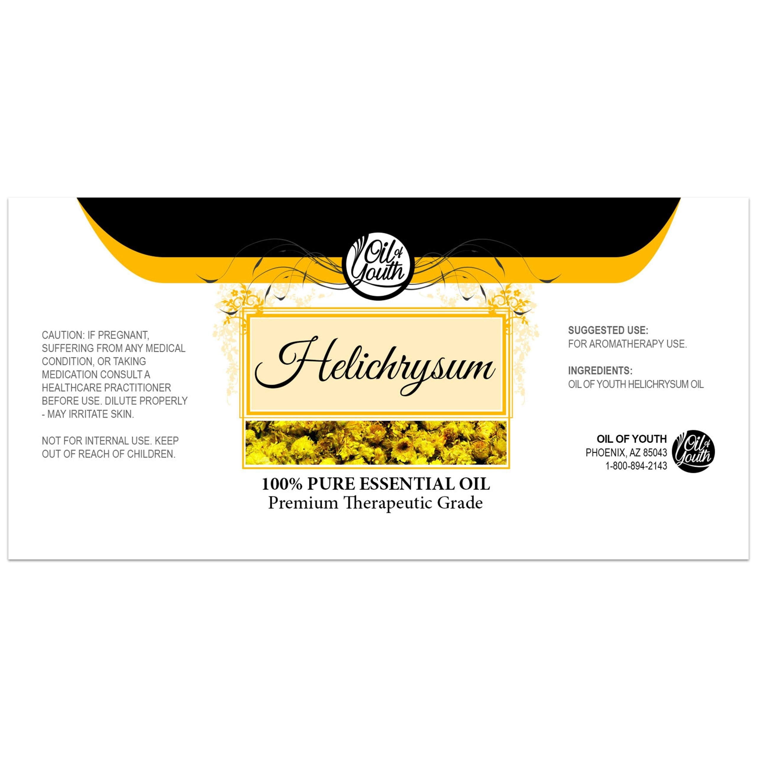 Oil of Youth Therapeutic Helichrysum Essential Oil, 16 fl oz