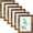 Brown, variant on 8x12 Picture Frame Black Set of 6, Display Pictures 8x12 Without Mat, Wall Mounting
