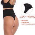 thumbnail image 4 of FITVALEN Sexy Thong Panty Seamless Basic Every-Day Tummy Control Shapewear Slimmer Waist Cincher Girdle Body Shaper Brief, 4 of 6