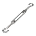 thumbnail image 3 of 304 Stainless Steel Turnbuckle Hook Double Hooks Wire Rope Tension Shade Sail Hardware Kit (M6), 3 of 5