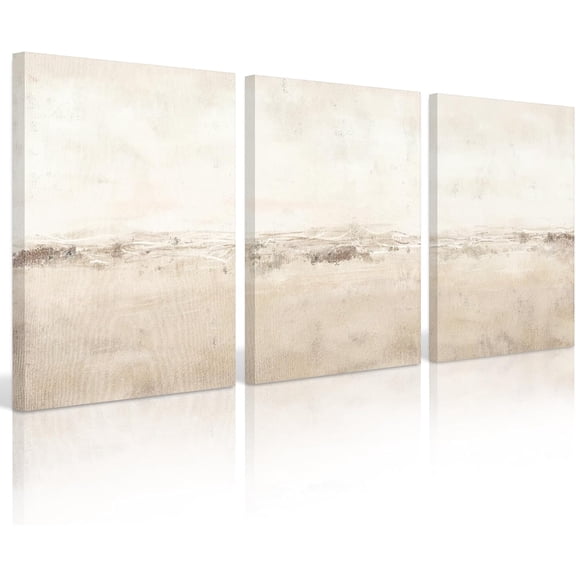 Mid Century Modern Wall Art Set of 3 Sage Green Canvas Wall Art Boho Prints Green Wall Decor Black Beige Abstract Wall Art Picture Mid Century Painting for Living Room Bedroom 12x16 Inch UNFRAMED