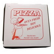 Quality Carton & Converting 7010SP CPC 10 in. Claycoat Pizza Box - Case of 100