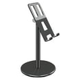 thumbnail image 2 of Mobile Phone Holder Stand, Height Adjustable with Base, Aluminum Alloy, 5 Colors, NonSlip Silicone Pad, 90 Adjustable, Charging Port, Universal for Phones and Tablets, 2 of 8
