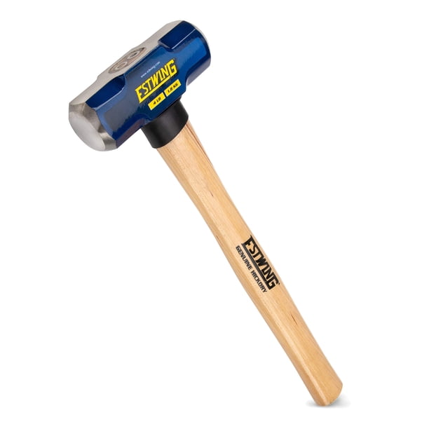Sledge Hammer Estwing, 2 kg, cara dura, 50-55 HRC, con mango de nogal