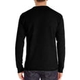 thumbnail image 3 of Grianlook Mens Casual Long Sleeve Tops Button Down Front Pocket Basic Tee Office Henley T Shirts, 3 of 3