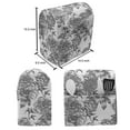 thumbnail image 4 of Floral Stand Mixer Cover, Plant Blossom Spring Season Birth of Nature Monochrome Sketch Vintage Design, Kitchen Appliance Organizer Bag Cover with Pockets, 5 Quarts, Black Grey White, by Ambesonne, 4 of 4