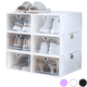 thumbnail image 1 of Zapatera Cajas Transparentes Plástico Organizador De Zapatos blanco, 1 of 5