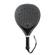 thumbnail image 3 of Pala de pádel con superficie de fibra de carbono, núcleo de espuma, forma redonda, diseño de flujo de aire. Negro, 3 of 9