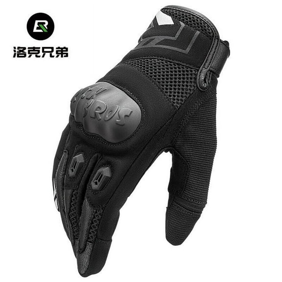 Men's Motorcycle Gloves, 3D Palme, Anti-fall Protect Finger Joints,Two-finger Touch Screen for Motorbike Racing Cycling Motocross Mountain Gloves M-XXL