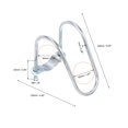 thumbnail image 2 of Unique Bargains Cross-Connector Vertical Pipe Clip, 4 Pack Fit 2'(50mm), 2-3/8'(60mm) Crossover Buckle, 2 of 6