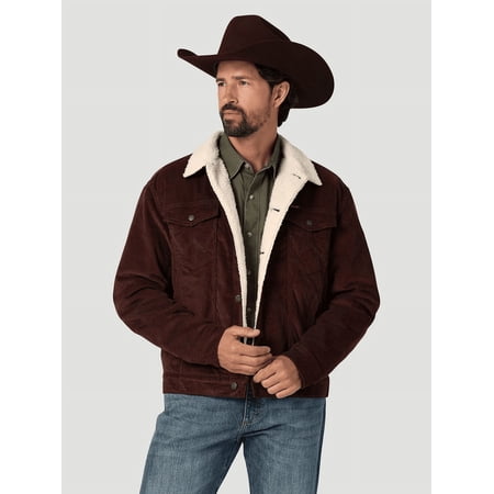 Wrangler Corduroy Jacket Sherpa Lined - Mens Jacket  - 112335724