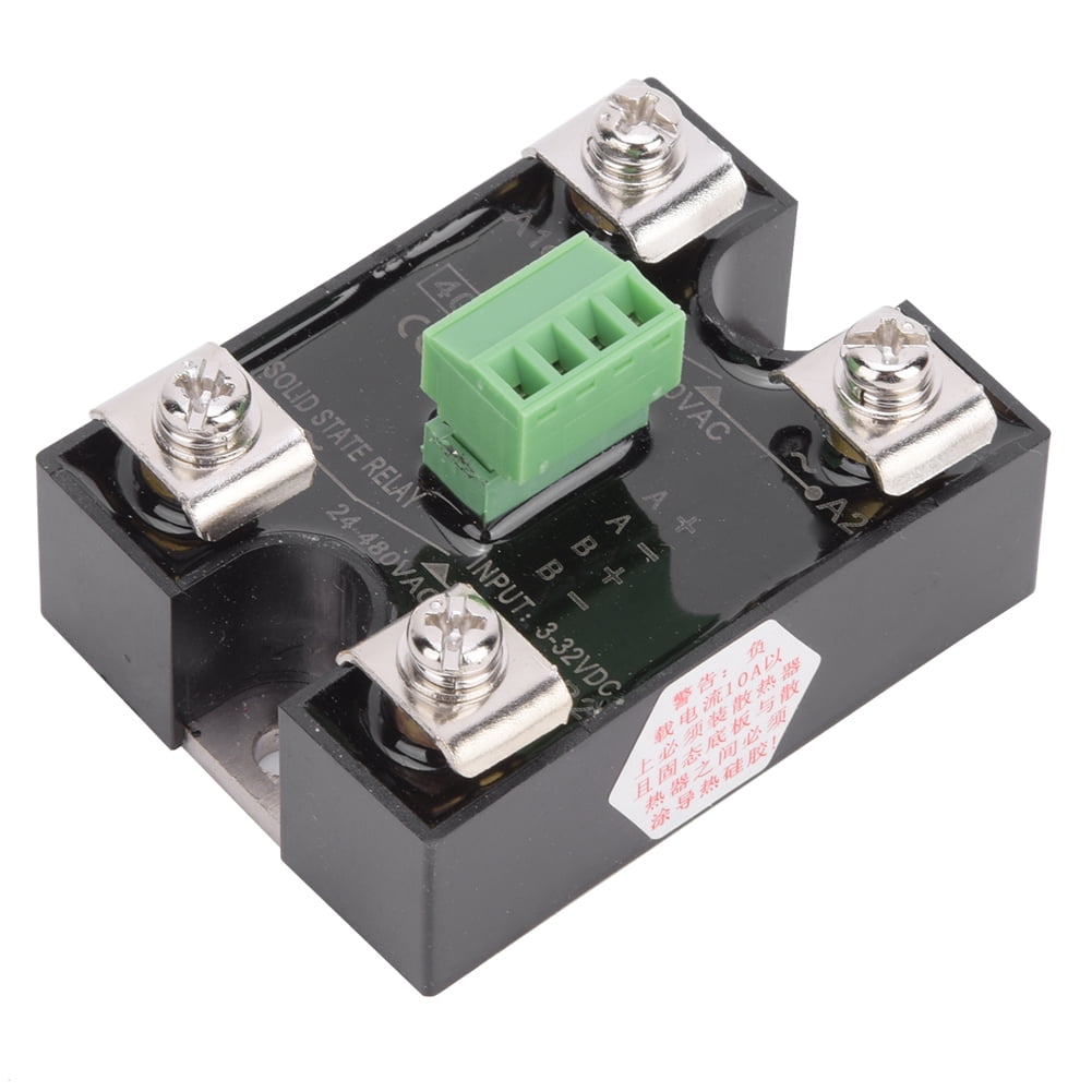Red + Green Dual DC Control Dual AC DC Control AC Relay 24480AC Solid