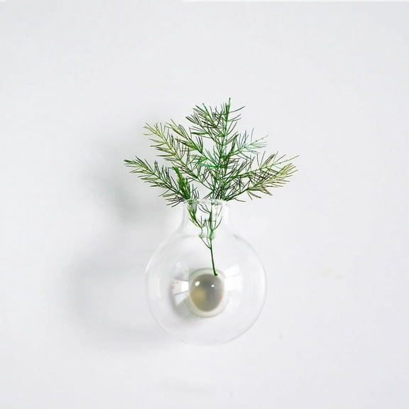 Ceramic Magnetic Mini Vase | Refrigerator Sticker for Succulents & Flowers | Cute Decorative Craft for Kitchen, Dorm, Office | Space-Saving Furnishing