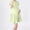 Green, variant on Maternity Mini Dress Short Sleeve Crewneck Pleated Shower Pregnancy Dresses for Photoshoot Maternity Clothes