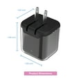 thumbnail image 6 of onn 32W Dual-Port USB-C & USB-A Wall Charger, Fast Charging, USB-IF Certified, Foldable Plug, Black – Compatible with iPhone, iPad, AirPods, Samsung Galaxy, Note, Pixel & More, 6 of 8